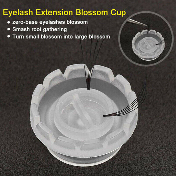 100X Eyelashes Glue Holder Lashes Blossom Cup Extension Adhesive Stand NEW AU