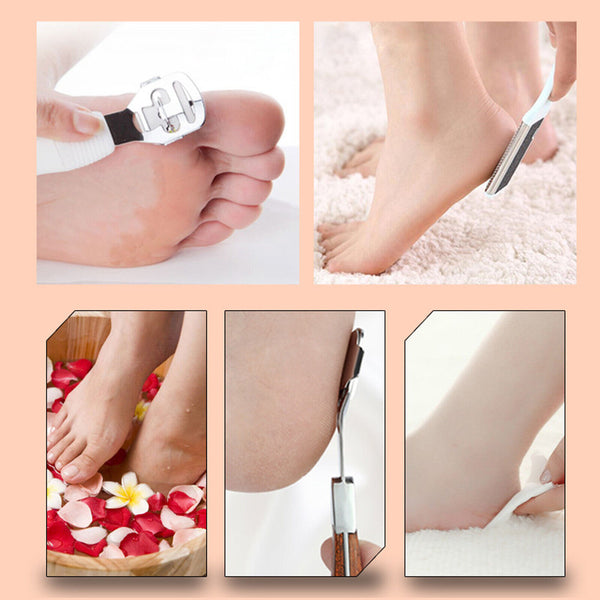 Callus Hard Dead Skin Remover Corn Cutter Shaver Pedicure Foot Tool Blade NEW - Lets Party