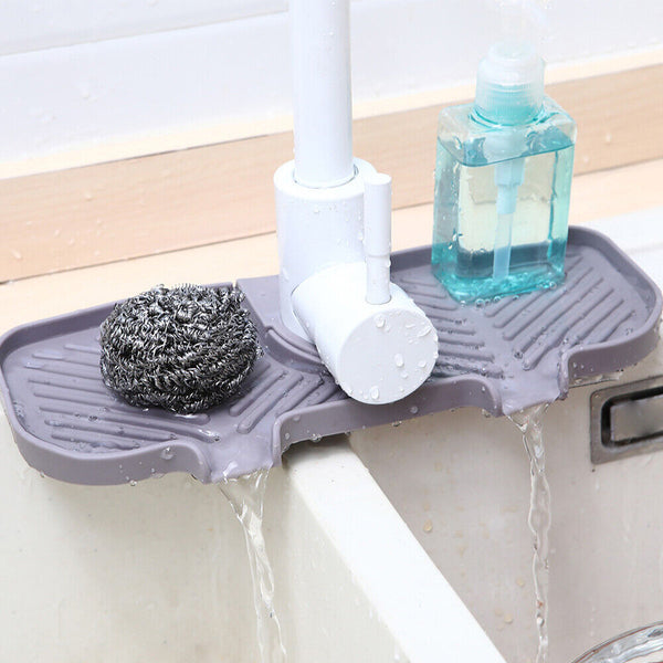 Sink Basket Rack Kitchen Faucet Storage Rack Holder Soap Sponges Caddy Organizer