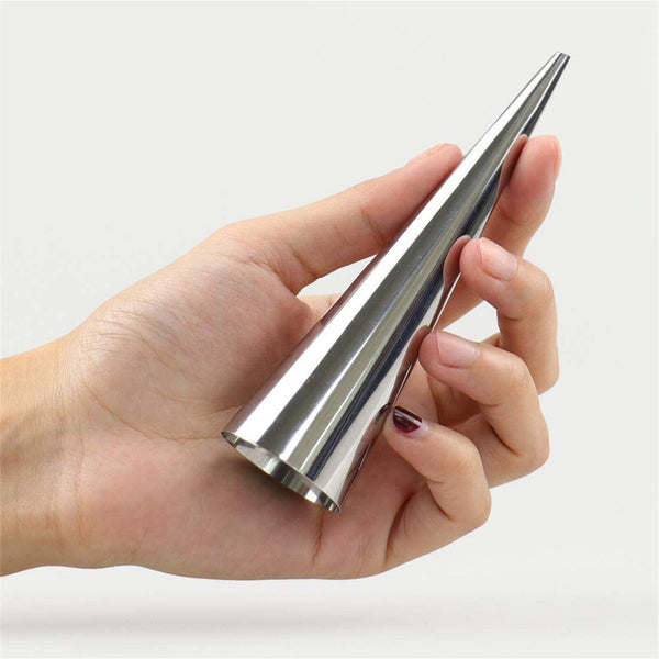 Steel Pastry Cream Horn Molds Conical Tube Cone Pastry Roll Horn Mould