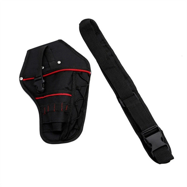 Heavy Duty Drill Holster Belt Pouch Bit Holder Hanging Waist Storage BagTool1-3x