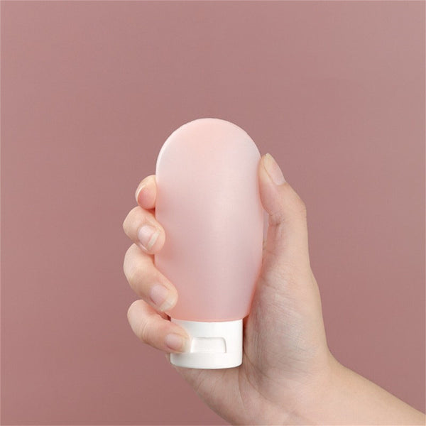 6PCS Travel Bottles Tube Squeeze Shampoo Shower Empty Lotion Sub-bottling AU
