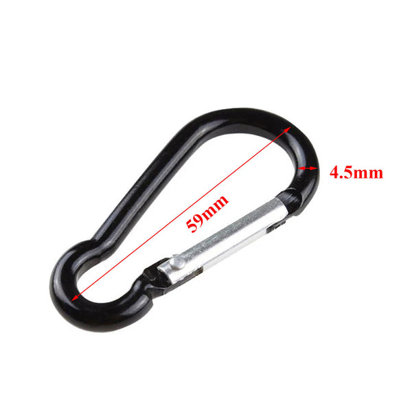 20Pcs Aluminum Alloy Carabiner Clip Clasp Hook Keyring Camping Carabina AU STOCK