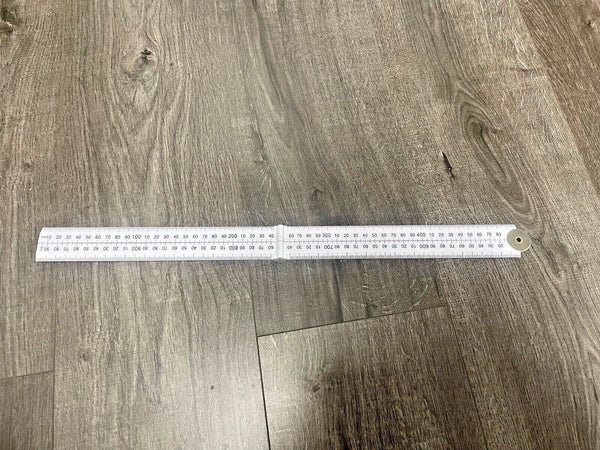 1M Meter Metric Folding Ruler Plastic Folding Rule Bevelled Edge Carpenters Yard