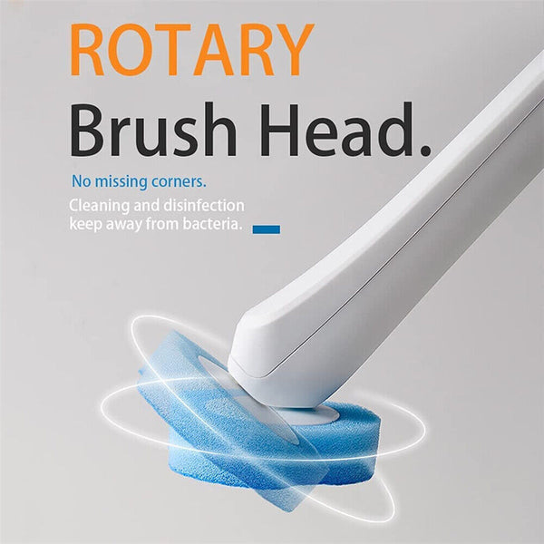 Disposable Bathroom Toilet Brush Holder Set Replacement Cleaning Head Refills AU