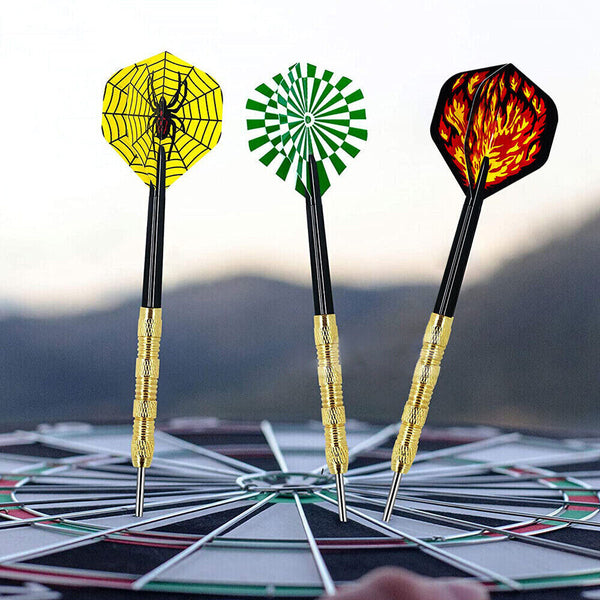 3 pcs(1 sets) of Steel Tip Darts Needle Slim Barrel With Nice Dart Flights Set