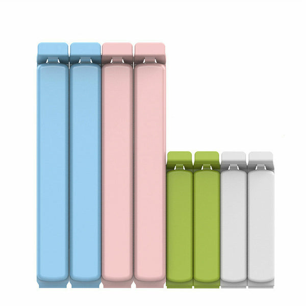 Plastic Food Storage Bag Sealing Clips Locks Mixed Color Sizes Large
