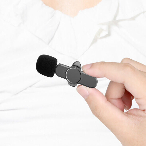 Wireless Lavalier Microphone Mic For Apple Phone iPhone ipad Vlog Live Stream AU