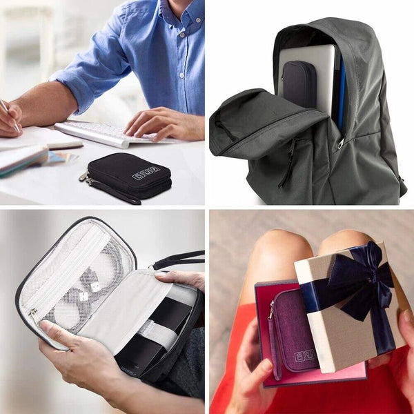 Electronic Accessories Cable Bag Organizer Travel Pouch Storage Cases Charger AU