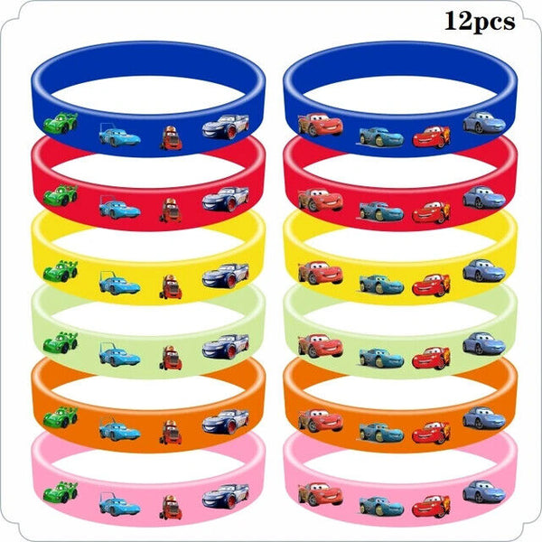 Cars Theme Party Supplies Set – Kids Birthday Banner, Balloons & Tableware Kit