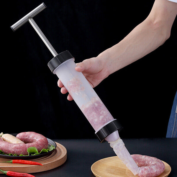 Sausage Machine Meat Filler Stuffer Salami Maker Funnel Hand Operated AU SELLER