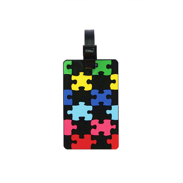 3PCS Luggage Tags Backpack Label ID Address Handbag School Plastic Travel Tag AU