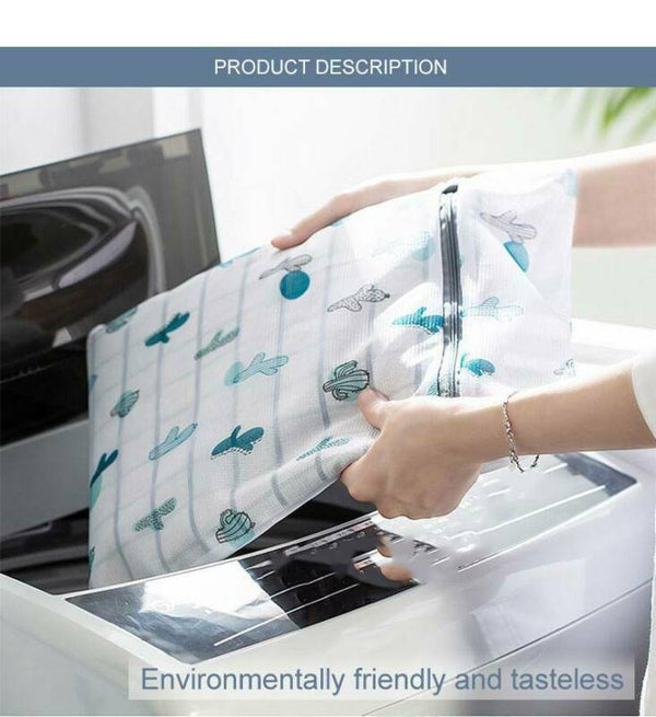 UP 5PCS Mesh Washing Pack Laundry Bags Lingerie Delicate Clothes Wash Bags AU