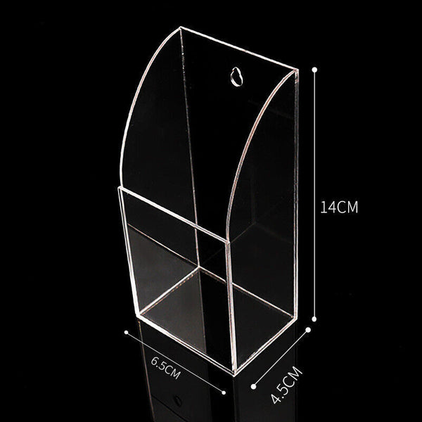 TV Remote Control Holder Wall Mount Clear Acrylic Organizer Stand Box Storage AU