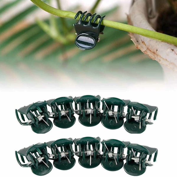 100Pcs Plant Garden Clips Vegetable Support Flower Holding Vine Orchid Clips AUS