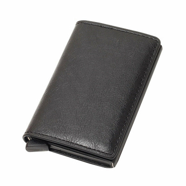New Leather Credit Card Holder Men's Money cash Wallet Clip RFID Blocking Purse