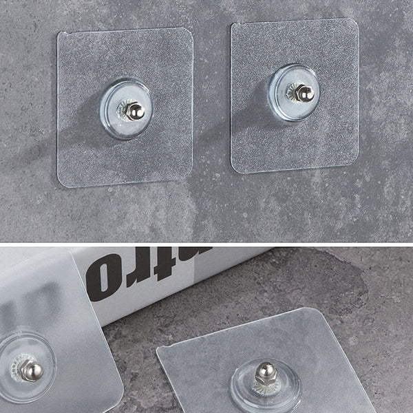 10x Punch-Free Self Adhesive Screw Sticker Wall Hanging Sucker Hook Nail Holder