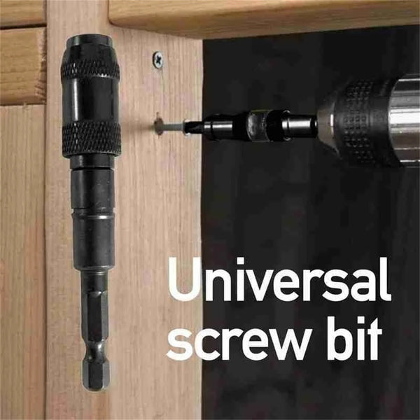 6.35MM Magnetic Pivot Drill Bit Holder Steel Impact Pivoting Swivel Screw Drill - Lets Party