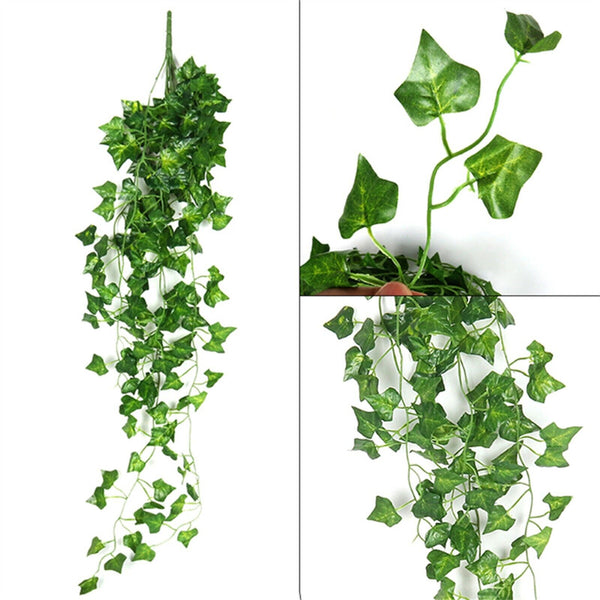 2X Artificial Ivy Vine Fake Foliage Hanging Leaf Garland Plant Party Decor 96CM