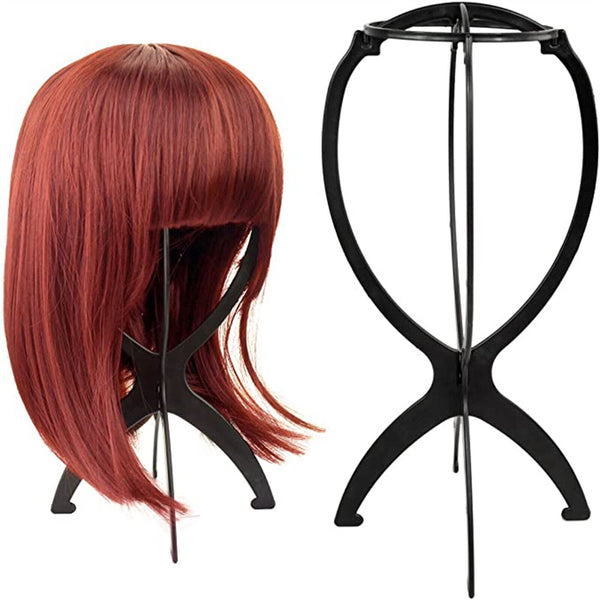 Stand Stable Wig Holder Durable Folding Hat Cap Display Tool Wig Hair 4colours