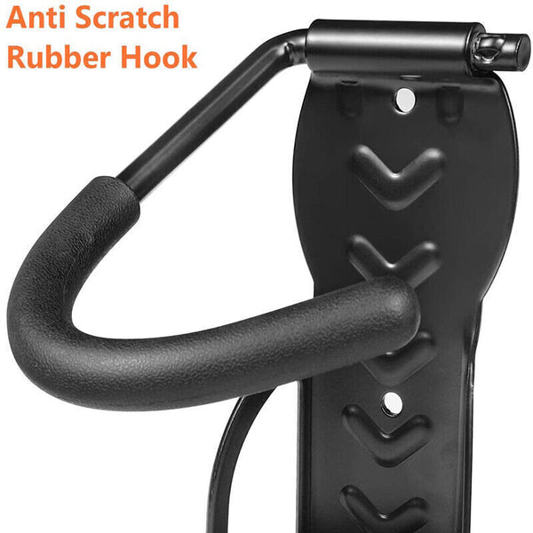 4PCS Steel Bicycle Bike Wall Rack Mount Garage Stand Holder Storage Hanger Hook