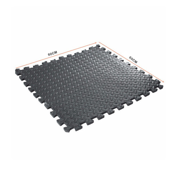 24x Interlocking Heavy Duty EVA Foam Gym Flooring Mat Floor Mats Tiles 60x60cm - Lets Party