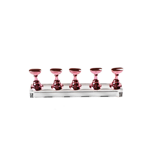 1 Set Acrylic Nail Art Practice Display Stand Magnetic Nail Art Tips Holders AU