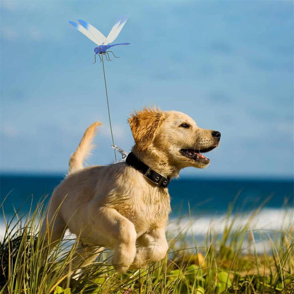 Dragonfly Clip-On Natural Deer Fly and Horse Flies Deterrent Stakes Clip