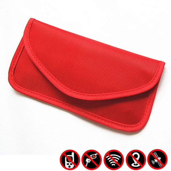 Car Key Signal Blocker Case For Faraday Cage Fob Pouch Keyless RFID Blocking Bag