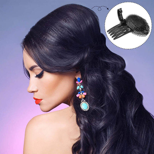 DIY Invisible Hair Volume Increase Fluffy Puff Sponge Pad Clip Comb Girls