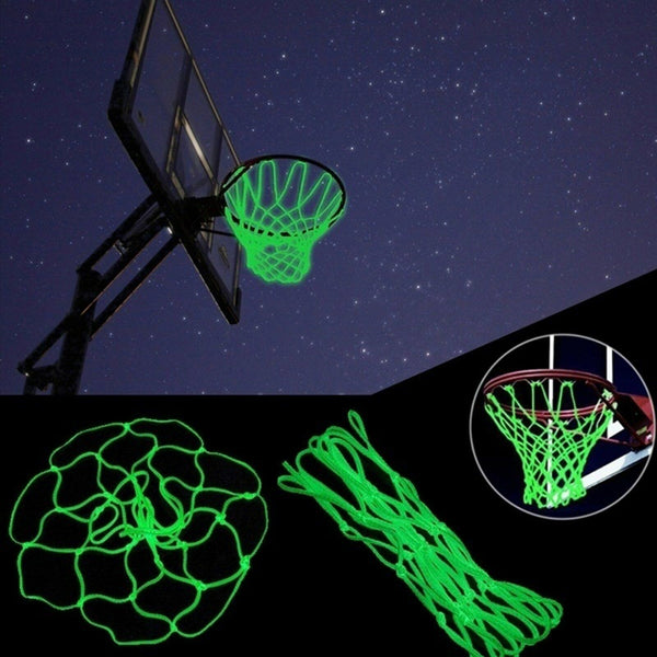 Glow In The Dark Fluorescence Light Up Basketball Net Shooting Basketball Hoop