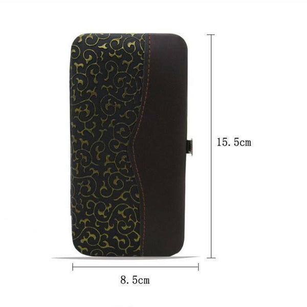 12Pcs/Set Manicure Pedicure Stainless Nail Clippers Kit Cuticle Grooming Case AU