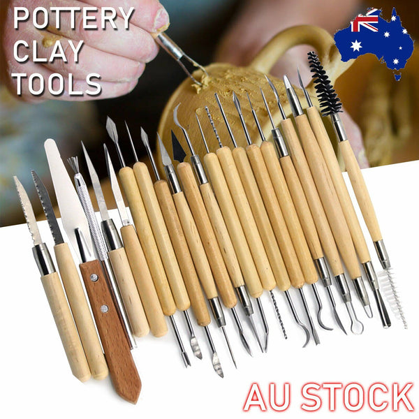 22pcs Ceramic Tools Pottery Tools Set Clay Sculpting Carving Modeling Tools Kit