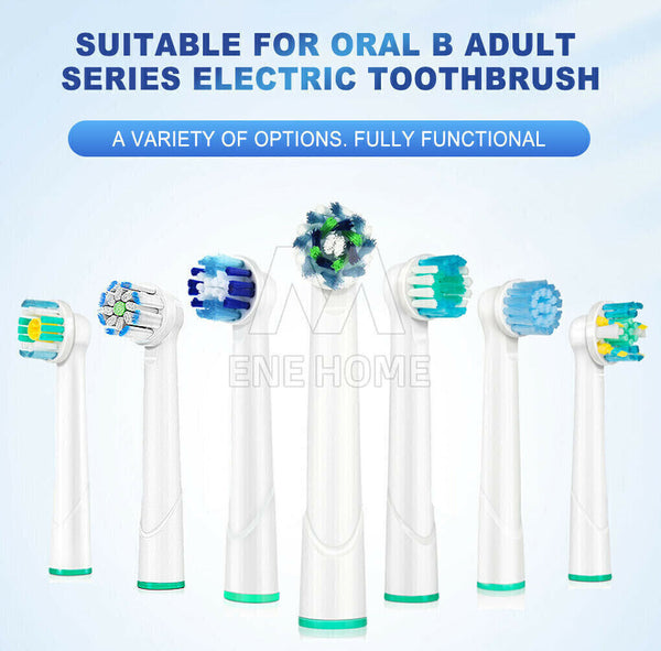 DUAL CLEAN Oral-B Compatible Tooth Brush Heads Electric Replacement Floss Flexi - Lets Party