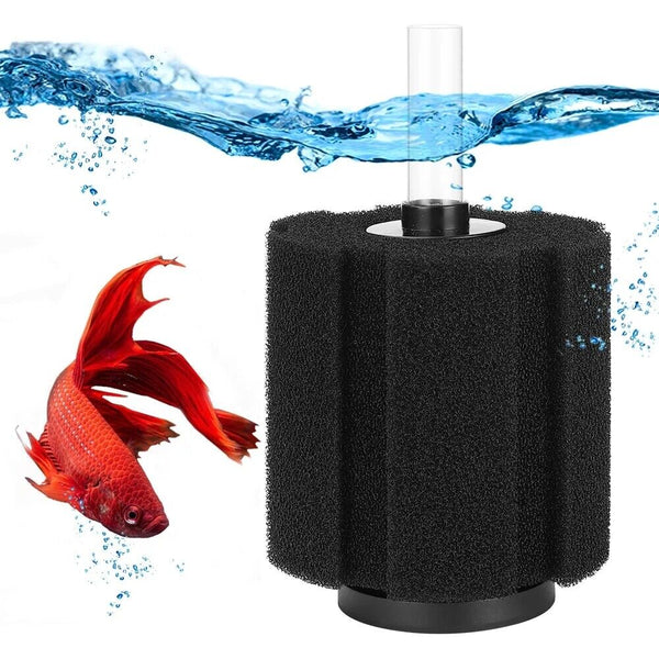 4PCS Aquarium Biochemical Foam Filtration Air Pump Fish Tank Sponge Filter AU