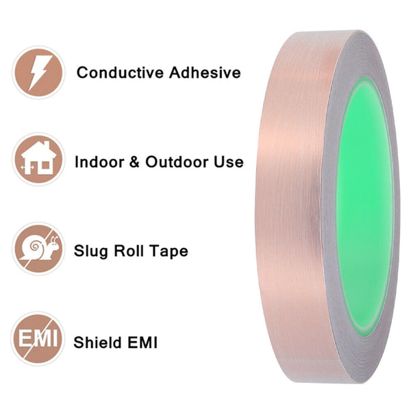 Conductive Copper Foil Tape Double-Sized Adhesive High Heat Temperature
