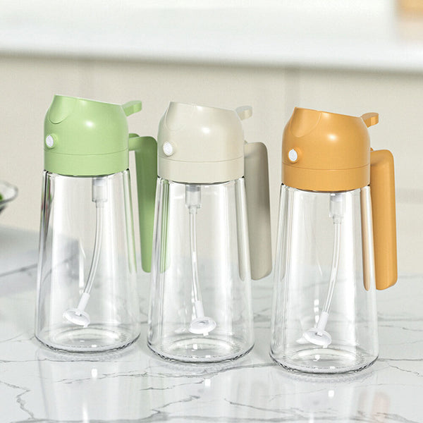 2 In 1 Spray Bottle Kitchen Cooking Oil Dispenser Dual-Purpose Sauce Sprayer