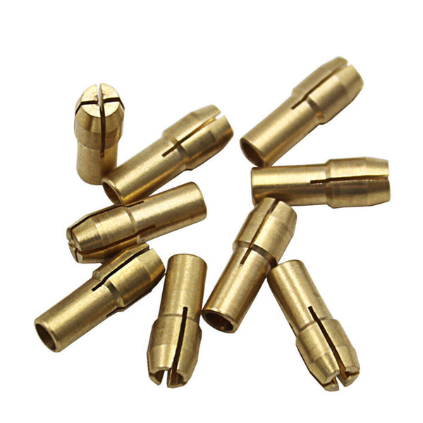 11PCS Brass Drill Chucks Collet Bits 0.5-3.2mm for Dremel Rotary Tool AU