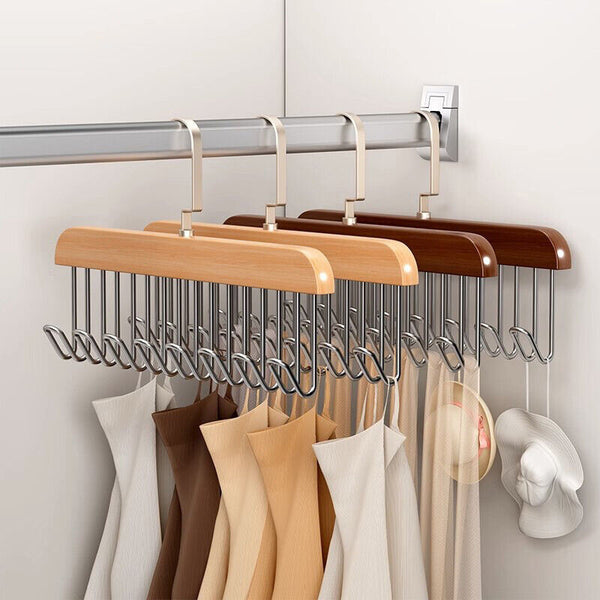 Anti Slip Multi Hook Coat Hanger Bra Hanger Scarf Organizer Space Saving Hanger