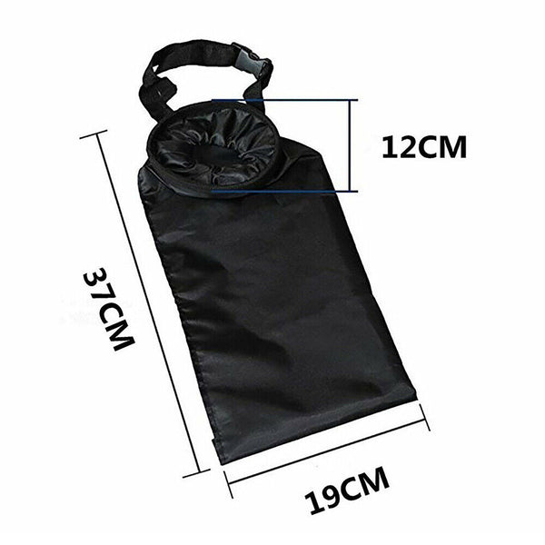 Car Travel Trash Can Bin Rubbish Garbage Hang Storage Bag Hanger Back Seat