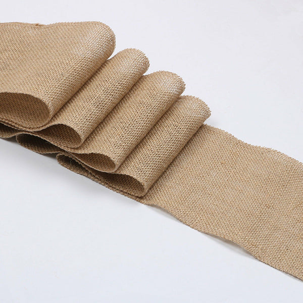 Burlap Hessian Fabric Chair Sash Table Runner 2.4m Long Vintage Wedding Party AU