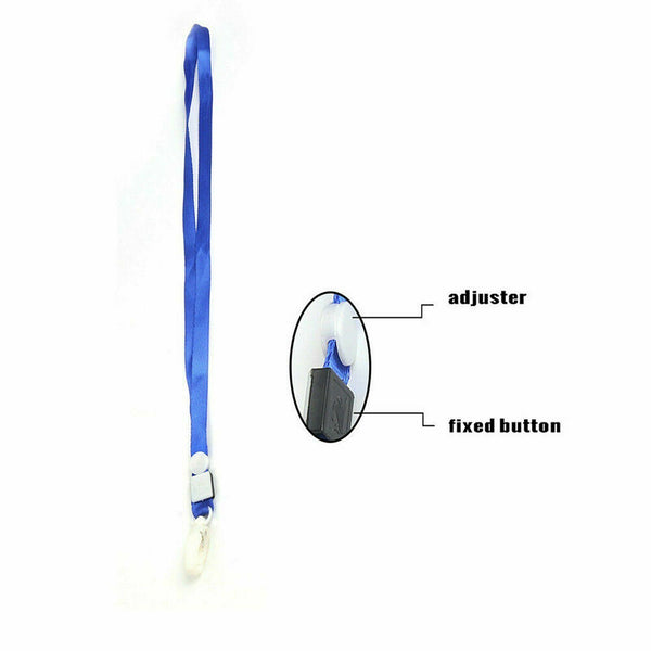 10x Clear Plastic ID CARD HOLDER POUCH + 20x Neck Strap Lanyard Multi Colour Set