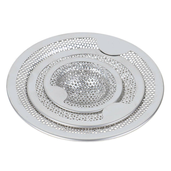 2X Stainless Steel Kitchen Sink Mesh Strainer Waste Plug Filter Drain StoppersAU