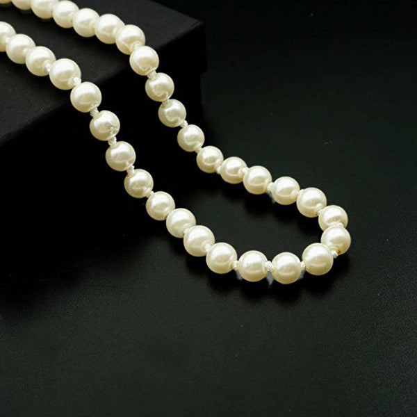 25M 6mm Cream Pearl Beads String Garland DIY Wedding Party Jewellery Decoration