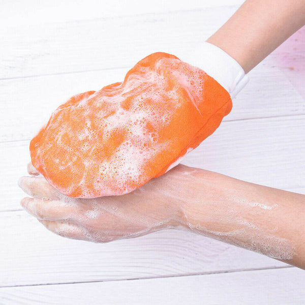 PREMIUM Viscose Exfoliating Glove Facial Spa Mitt Towel Hammam Shower Bath - Lets Party