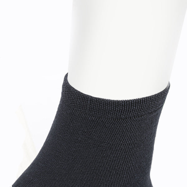 Bamboo Socks Quarter Heavy Duty Work Socks Summer Work Black Socks Thick 12 pair