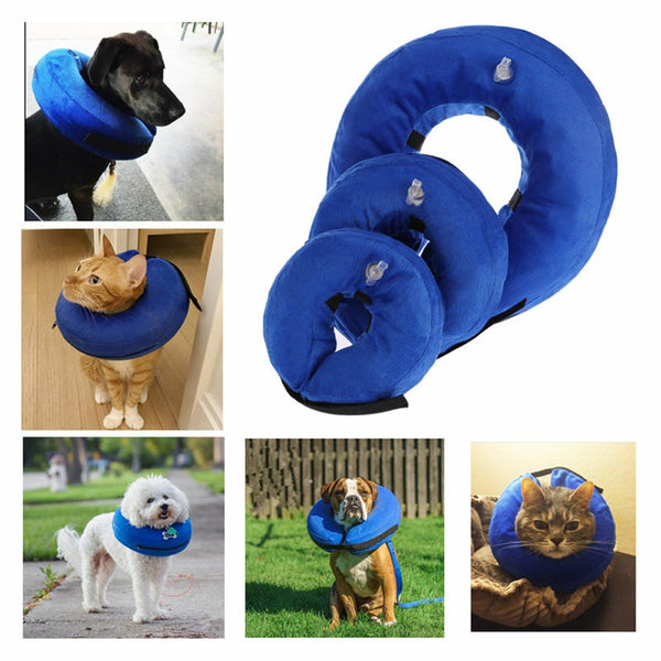Pet Dog Inflatable Soft Healing Collar Cone Wound Medical Cat Protective Jackets