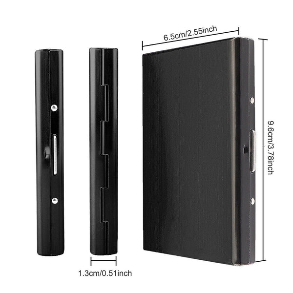 RFID Blocking Stainless Slim Wallet ID Credit Card Holder Case Protector Purse