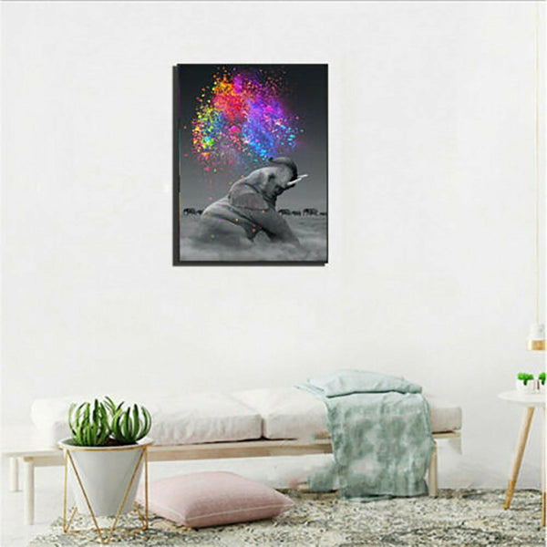 5D Diamond Painting Elephant Full Drill DIY Art Home Decor Embroidery Kits Mural