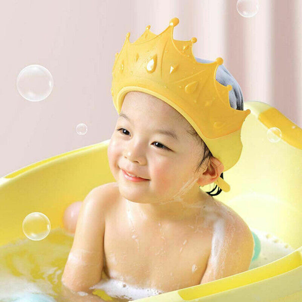 Adjustable Kids Baby Shower Cap Children Shampoo Bath Wash Hair Shield Visor Hat